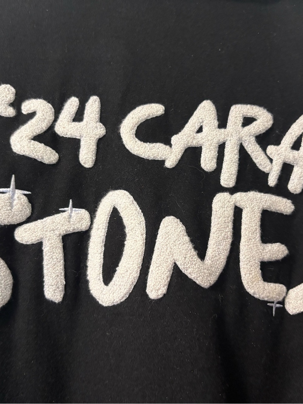 Rolling Stones Limited Edition Black Tour '24 Embroidered Varsity Jacket - Picture 8 of 8